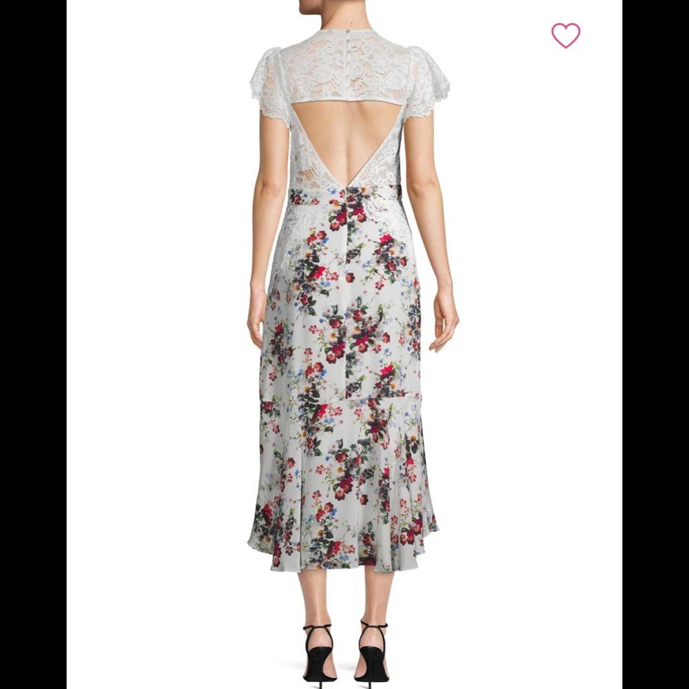 Marissa Webb | Imani print & lace dress